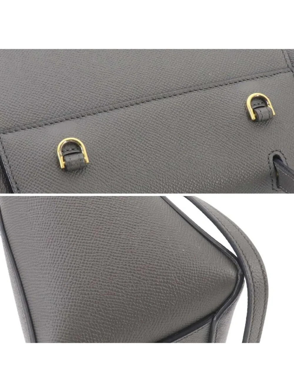 ★SOLD★ Celine Belt Bag Nano 2-Way Leather Gray - Picture 9 of 10
